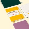 image:imageLEUCHTTURM1917  Academic Week Planner Medium Hardcover A5 18month July 2026  December 2027 English Dusty RoseForest Green