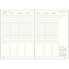 image:imageLEUCHTTURM1917  Academic Week Planner Medium Hardcover A5 18month July 2026  December 2027 English Dusty RoseSunflower