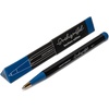 image:imageLEUCHTTURM1917  Bauhaus Special Edition  Drehgriffel Writing Pen  Ballpoint Pen with Royal Blue Ink Included BlackLemonBlack  Royal Blue