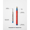 image:imageLEUCHTTURM1917  Bauhaus Special Edition  Drehgriffel Writing Pen  Ballpoint Pen with Royal Blue Ink Included BlackLemonLemon  Black