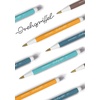 image:imageLEUCHTTURM1917  Drehgriffel Writing Pen Sage  Ballpoint Pen with Royal Blue Ink IncludedStone Blue
