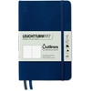 image:imageLEUCHTTURM1917  Outlines Weatherproof Edition Paperback B6 Notebook  89 Pages Navy Blue DottedNavy Blue