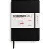 image:imageLEUCHTTURM1917  Weekly Planner amp Notebook 2026 Hardcover Medium A5 Ruled Lemon Jan 1  Dec 31 2026Black