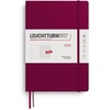 image:imageLEUCHTTURM1917  Weekly Planner amp Notebook 2026 Hardcover Medium A5 Ruled Lemon Jan 1  Dec 31 2026Port Red
