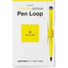 image:imageLEUCHTTURM1917 Self Adhesive Pen Loop Elastic Pen Holder Luminous Edition Luminous OrangeLuminous Yellow