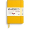 image:imageLEUCHTTURM1917  Academic Week Planner Medium Hardcover A5 18month July 2026  December 2027 English Dusty RoseSunflower