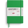 image:imageLEUCHTTURM1917  Daily Planner 2026 Hardcover Medium A5 Ruled Ink Jan 1  Dec 31 2026Spring Leaf