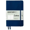 image:imageLEUCHTTURM1917  Outlines Weatherproof Edition Paperback B6 Notebook  89 Pages Navy Blue DottedNavy Blue