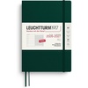 image:imageLEUCHTTURM1917  Weekly Planner and Notebook Softcover Medium A5 18month July 2026  December 2027 English Forest GreenForest Green