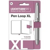 image:imageLEUCHTTURM1917 Self Adhesive Pen Loop Elastic Pen Holder Luminous Edition Luminous OrangeDusty Rose