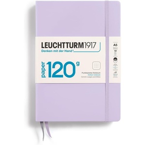 image:imageLEUCHTTURM1917  120G Special Edition  Medium A5 Dotted Hardcover Notebook Rising Sun  203 Numbered Pages with 120gsm PaperLilac