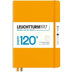 image:imageLEUCHTTURM1917  120G Special Edition  Medium A5 Dotted Hardcover Notebook Rising Sun  203 Numbered Pages with 120gsm PaperRising Sun