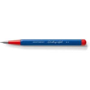 image:imageLEUCHTTURM1917  Bauhaus Special Edition  Drehgriffel Mechanical Pencil  Refillable Writing Stylus with 07 mm HB Graphite Lead Royal BlueRedRoyal BlueRed