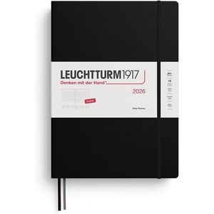 image:imageLEUCHTTURM1917  Daily Planner 2026 Hardcover Medium A5 Ruled Ink Jan 1  Dec 31 2026Black