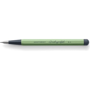 image:imageLEUCHTTURM1917  Drehgriffel Mechanical Pencil  Refillable Writing Stylus with 07 mm HB Graphite Lead WhiteSage