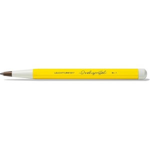 image:imageLEUCHTTURM1917  Drehgriffel Writing Pen Sage  Ballpoint Pen with Royal Blue Ink IncludedLemon