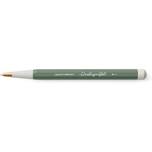 image:imageLEUCHTTURM1917  Drehgriffel Writing Pen Sage  Ballpoint Pen with Royal Blue Ink IncludedOlive
