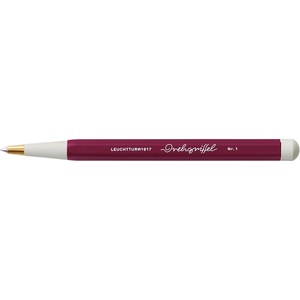 image:imageLEUCHTTURM1917  Drehgriffel Writing Pen Sage  Ballpoint Pen with Royal Blue Ink IncludedPort Red