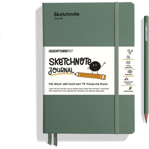 image:imageLEUCHTTURM1917  Sketchnote Journal  Learn from Professional Sketchnoters with 186 Pages of Detailed Activities and Exercies VanillaOlive