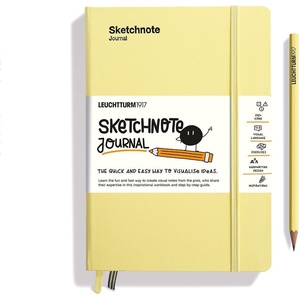 image:imageLEUCHTTURM1917  Sketchnote Journal  Learn from Professional Sketchnoters with 186 Pages of Detailed Activities and Exercies VanillaVanilla