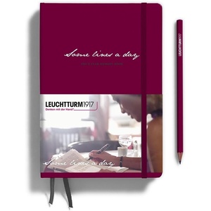 image:imageLEUCHTTURM1917  Some Lines A Day  5 Year Memory Notebook  Hardcover Journal 366 Pages for 5 Years of Entries Port RedPort Red