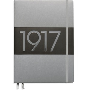 image:imageLEUCHTTURM1917 Metallic Special Edition  Medium A5 Ruled Hardcover Notebook Gold  251 Numbered PagesSilver