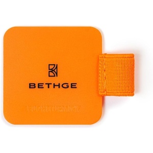 image:imageLEUCHTTURM1917 Self Adhesive Pen Loop Elastic Pen Holder Luminous Edition Luminous OrangeLuminous Orange