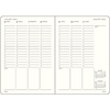 image:imageLEUCHTTURM1917  Academic Week Planner Hardcover Medium A5 18month Jul 2025  Dec 2026 English Rising SunBlack