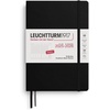 image:imageLEUCHTTURM1917  Academic Week Planner Hardcover Medium A5 18month Jul 2025  Dec 2026 English Rising SunBlack