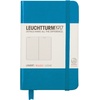 image:imageLEUCHTTURM1917  Mini A7 Plain Hardcover Notebook Navy  171 Numbered PagesAzure