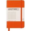 image:imageLEUCHTTURM1917  Mini A7 Plain Hardcover Notebook Navy  171 Numbered PagesOrange