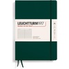 image:imageLEUCHTTURM1917  Notebook Hardcover Composition B5219 Numbered Pages for Writing and Journaling Dusty Rose DottedForest Green