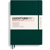 image:imageLEUCHTTURM1917  Notebook Hardcover Master Classic A4  235 Numbered Pages for Writing and Journaling Rising Sun DottedForest Green