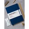 image:imageLEUCHTTURM1917  Notebook Hardcover Master Classic A4  235 Numbered Pages for Writing and Journaling Rising Sun DottedPort Red