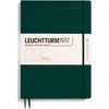image:imageLEUCHTTURM1917  Notebook Hardcover Master Slim A4  123 Numbered Pages for Writing and Journaling Rising Sun SquaredForest Green