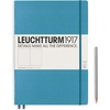 image:imageLEUCHTTURM1917  Notebook Hardcover Master Slim A4  123 Numbered Pages for Writing and Journaling Rising Sun SquaredNordic Blue