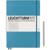 image:imageLEUCHTTURM1917  Notebook Hardcover Master Slim A4  123 Numbered Pages for Writing and Journaling Rising Sun SquaredNordic Blue