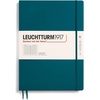 image:imageLEUCHTTURM1917  Notebook Hardcover Master Slim A4  123 Numbered Pages for Writing and Journaling Rising Sun SquaredPacific Green