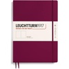 image:imageLEUCHTTURM1917  Notebook Hardcover Master Slim A4  123 Numbered Pages for Writing and Journaling Rising Sun SquaredPort Red