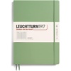 image:imageLEUCHTTURM1917  Notebook Hardcover Master Slim A4  123 Numbered Pages for Writing and Journaling Rising Sun SquaredSage