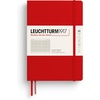 image:imageLEUCHTTURM1917  Notebook Hardcover Medium A5251 Numbered Pages for Writing and Journaling  Thinking Ahead Squared Paper Dusty RoseCherry