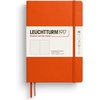 image:imageLEUCHTTURM1917  Notebook Hardcover Medium A5251 Numbered Pages for Writing and Journaling  Thinking Ahead Squared Paper Dusty RosePumpkin
