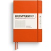 image:imageLEUCHTTURM1917  Notebook Hardcover Medium A5251 Numbered Pages for Writing and Journaling  Thinking Ahead Squared Paper Dusty RosePumpkin