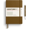 image:imageLEUCHTTURM1917  Notebook Hardcover Medium A5251 Numbered Pages for Writing and Journaling  Thinking Ahead Squared Paper Dusty RoseSpice Brown