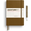 image:imageLEUCHTTURM1917  Notebook Hardcover Medium A5251 Numbered Pages for Writing and Journaling  Thinking Ahead Squared Paper Dusty RoseSpice Brown
