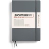 image:imageLEUCHTTURM1917  Notebook Hardcover Medium A5251 Numbered Pages for Writing and Journaling Stone Blue RuledAnthracite