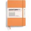 image:imageLEUCHTTURM1917  Notebook Hardcover Medium A5251 Numbered Pages for Writing and Journaling Stone Blue RuledApricot