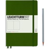 image:imageLEUCHTTURM1917  Notebook Hardcover Medium A5251 Numbered Pages for Writing and Journaling Stone Blue RuledArmy