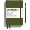 image:imageLEUCHTTURM1917  Notebook Hardcover Medium A5251 Numbered Pages for Writing and Journaling Stone Blue RuledArmy
