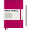 image:imageLEUCHTTURM1917  Notebook Hardcover Medium A5251 Numbered Pages for Writing and Journaling Stone Blue RuledBerry